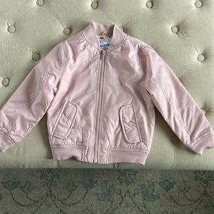 Old Nave 4T Girls light Pink Bomber Jacket